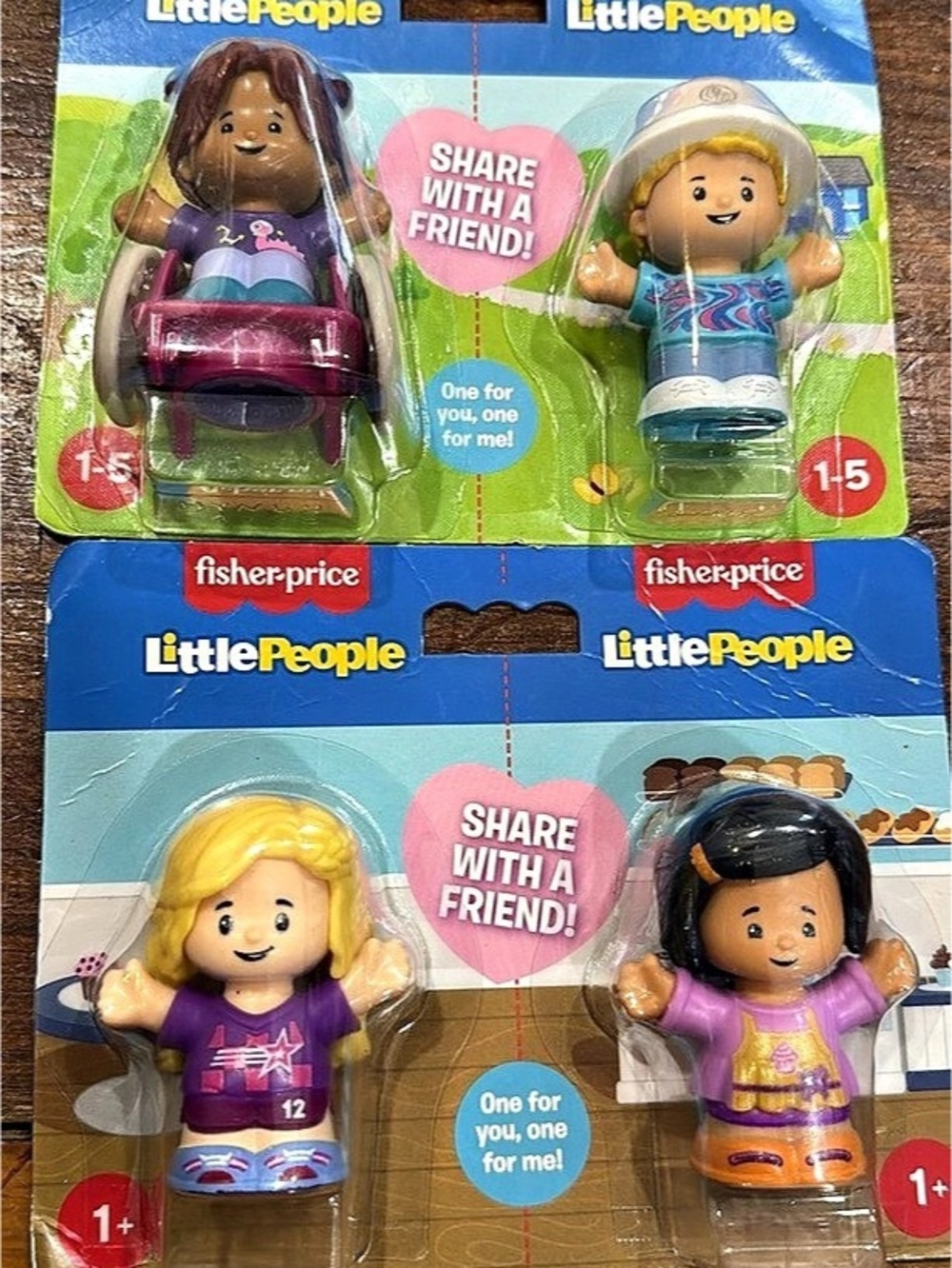 Fisher-Price Little People Share With a Friend 4-Figure Set